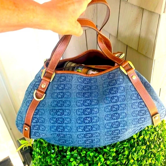 Gucci Denim Sukey style bag, EUC - Picture 3 of 17